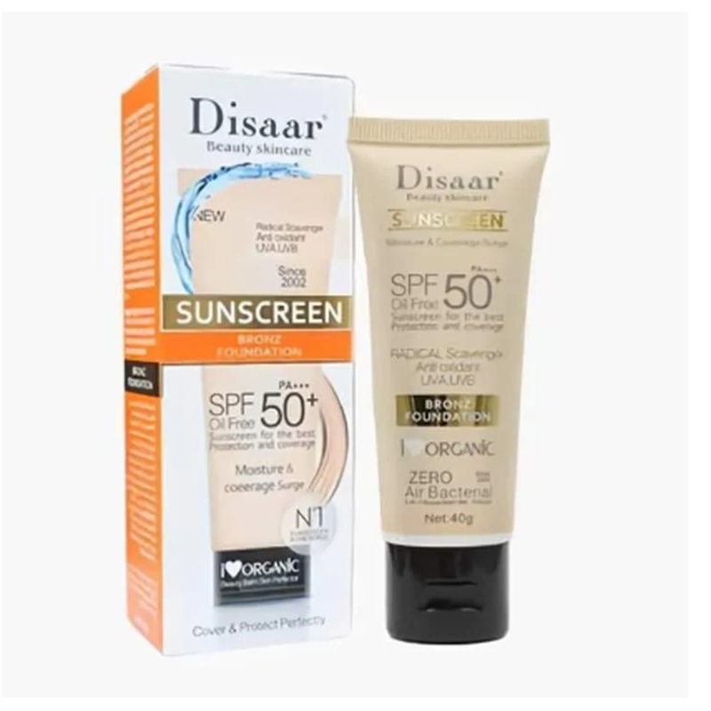 Picture of Disaar Beauty Sunscreen Bronz Foudation SPF 50+ PA+++ - 40gm