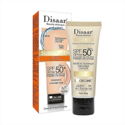 Picture of Disaar Beauty Sunscreen Bronz Foudation SPF 50+ PA+++ - 40gm