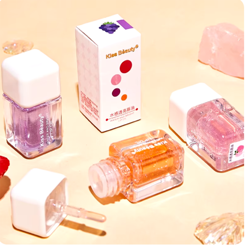 Picture of Kiss Beauty Water Lip Oil – Hydrating Elixir, Subtle Radiance, and Effortless Glow