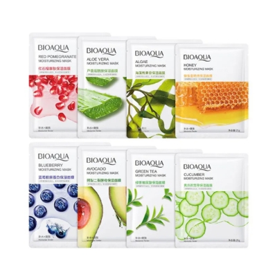 Picture of BIOAQUA skin care product mascarillas faciales private label natural plant fruit beauty face mask skin care moisturizing silk facial sheet Mask- 25g