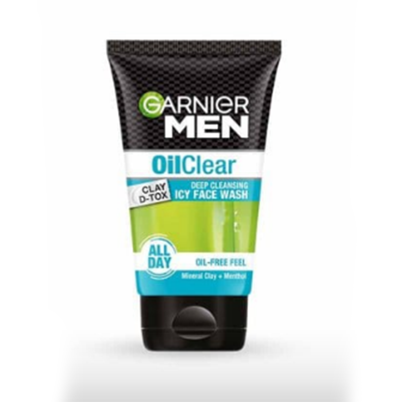 Picture of Garnier Men Oil Clear Clay D-Tox Facewash – 100g