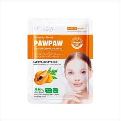 Picture of BIOAQUA PawPaw Vitamin C Hydrate Sheet Mask.