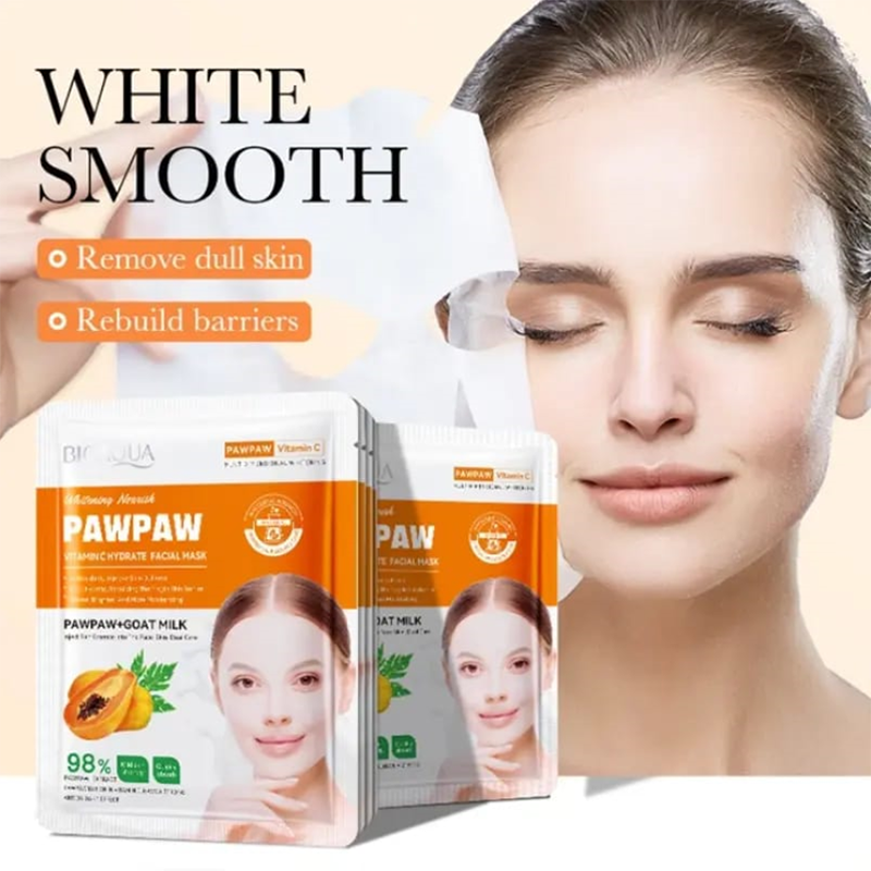 Picture of BIOAQUA PawPaw Vitamin C Hydrate Sheet Mask.