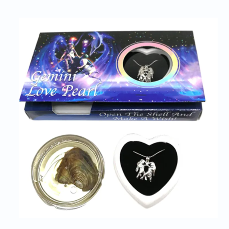 Picture of Natural Oyster Wish Pearl Vacuum Can Pendant Necklace Charm Necklace Popular Fashion Women Jewelry Gift