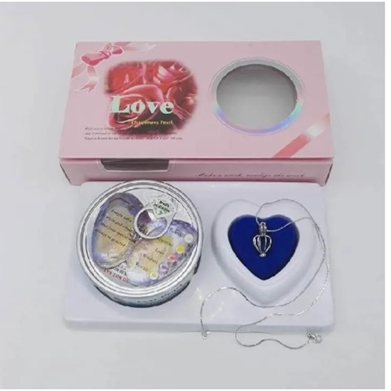 Picture of Natural Oyster Wish Pearl Vacuum Can Pendant Necklace Charm Necklace Popular Fashion Women Jewelry Gift