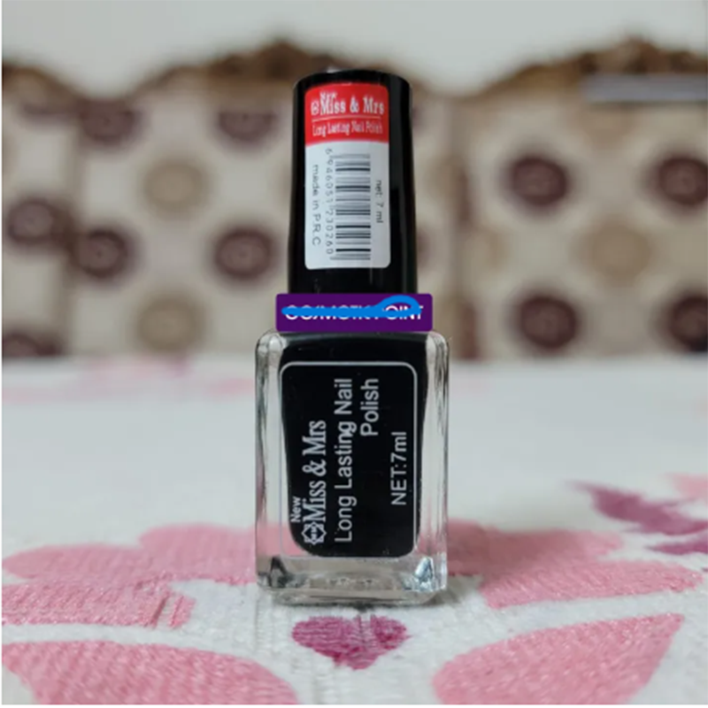 Picture of Nail Polish for Women Black Color Nail Polish -50