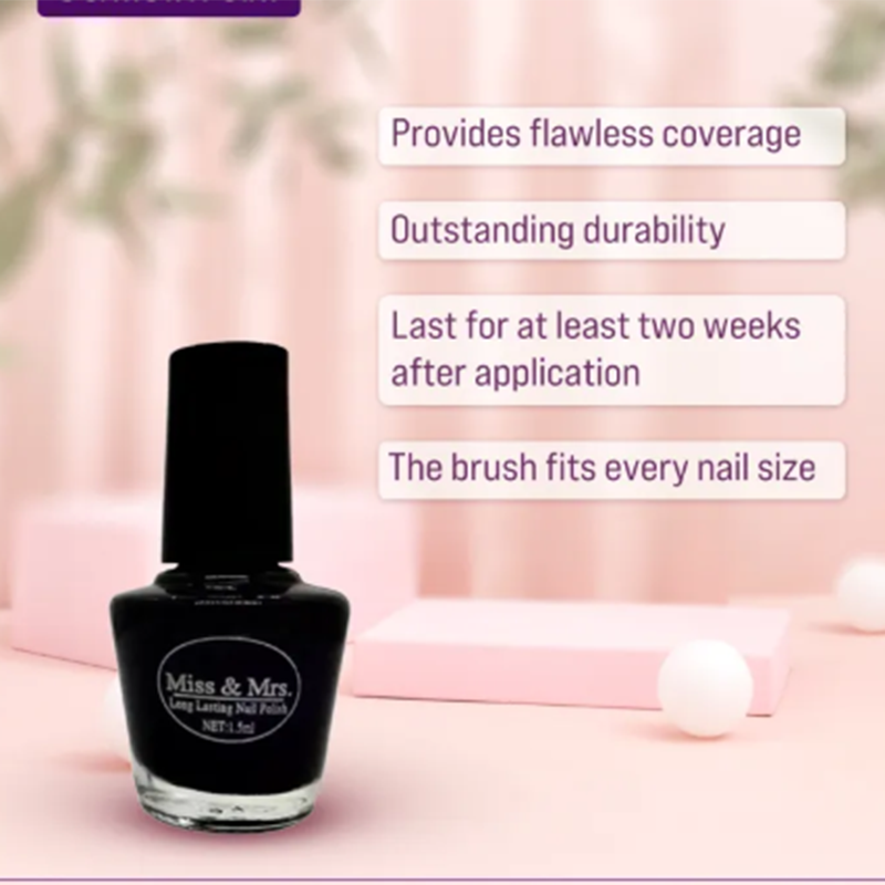 Picture of Nail Polish for Women Black Color Nail Polish -50