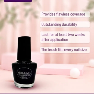 Picture of Nail Polish for Women Black Color Nail Polish -50