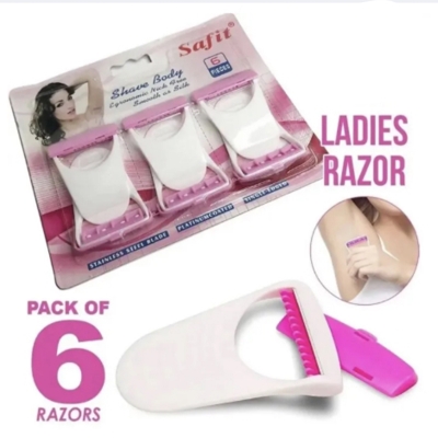 Picture of Silk Care Lady Shave Set of 6 Platinum – Gentle Medical Prep Razor