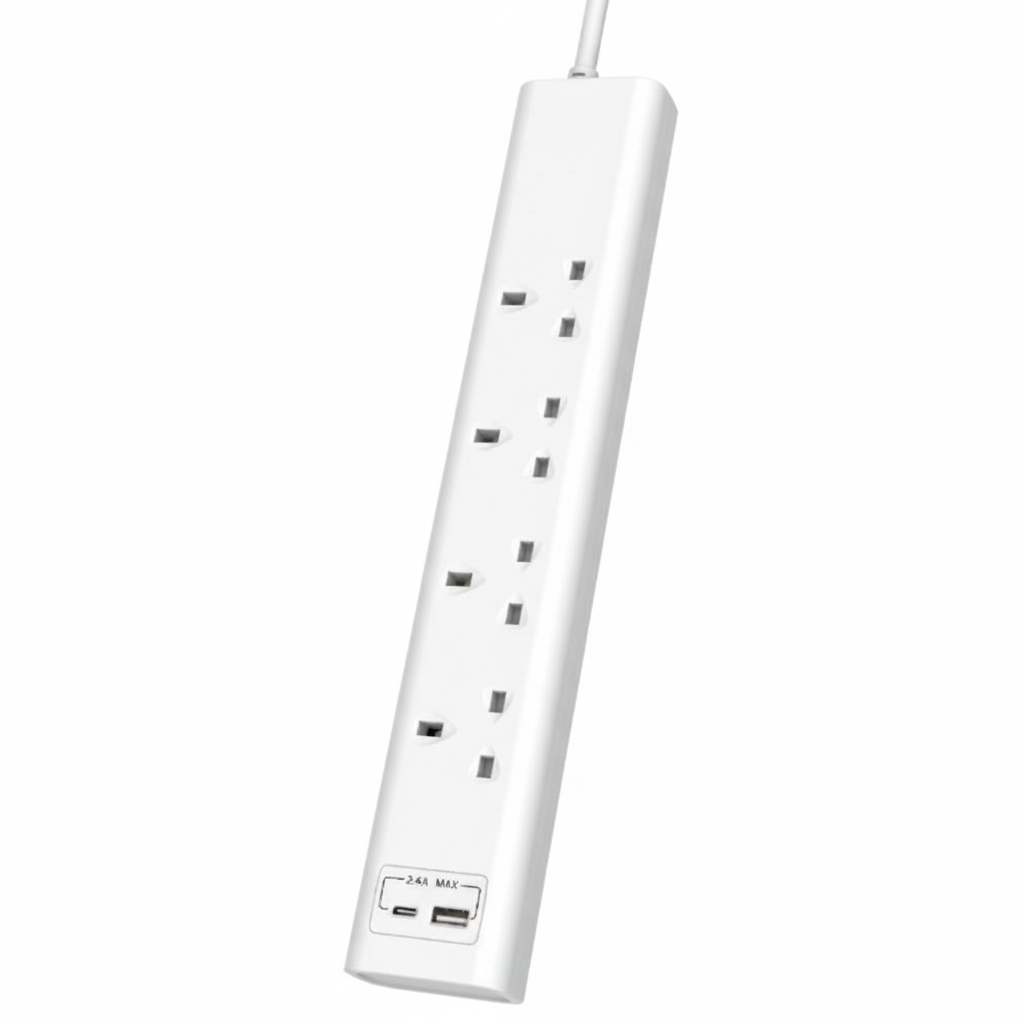 Picture of Philips Power Strip with USB Ports – একসাথে ৪টি AC আউটলেট ও ২টি USB পোর্টের (CHP4141WA/89)