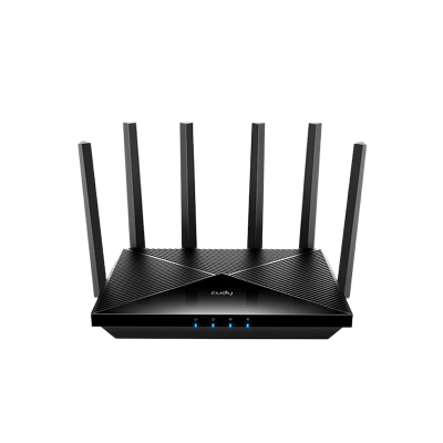 Picture of Cudy WR11000 BE11000 2.5G Mesh Wi-Fi 7 Router - 6-Stream Tri-Band Wi-Fi 7 - 4× 2.5G Ethernet Ports - 5.7 Gbps + 4.3 Gbps + 688 Mbps - Covers 140 m² (1,500 ft²) with eFEM - Cudy App, Cloud Control