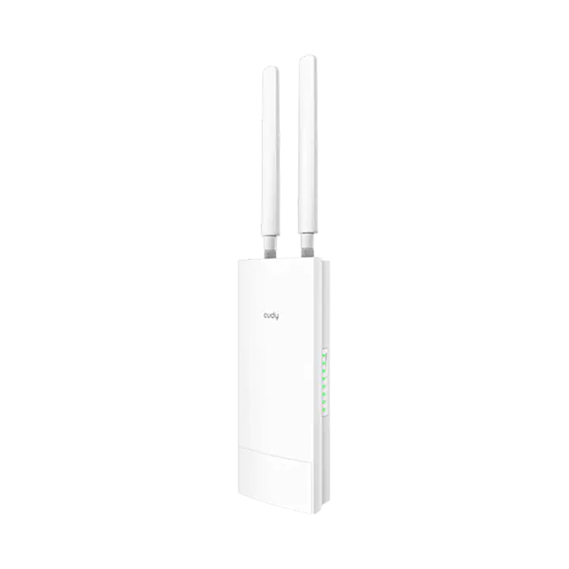 Picture of Cudy LT500 Outdoor Indoor/Outdoor 4G AC1200 Wi-Fi Router - IP65, -40~65°C (-40~149°F), 4kV Surge - 4G Cat. 4 with Max 150 Mbps DL - 4-Stream Dual-Band Wi-Fi 5 ( 867 Mbps + 300 Mbps Wi-Fi) - Cudy App, Cloud Control, Cudy Mesh, VPN Server and Client