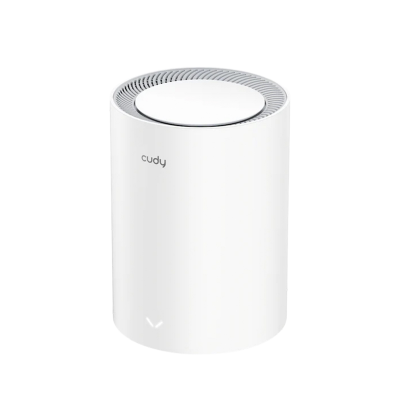 Picture of Cudy M3000 (White) 1-Pack AX3000 2.5G Dual Band Wi-Fi 6 Mesh System Router - 4-Stream Dual-Band Wi-Fi 6 - 2402 Mbps + 574 Mbps Wi-Fi 1 - 200 Connected Devices - Multi-Band Simultaneous Backhaul - Cudy App, Cloud Control Share