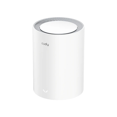 Picture of CUDY M3600 1-Pack BE3600 Dual Band Wi-Fi 7 Mesh System Router -  4-Stream Dual-Band Wi-Fi 7 - Up to 200 Connected Devices - 2882 Mbps + 688 Mbps Wi-Fi - 3× Gigabit Ethernet Ports - Cudy Mesh, VPN Server and Client, Cudy App, Cloud Control