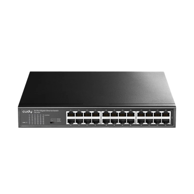 Picture of CUDY GS1024 - 24-Port 10/100/1000Mbps Gigabit Desktop Switch - Complies with IEEE 802.3, IEEE 802.3u, IEEE802.3x and IEEE 802.3ab standards - 24x 10/100/1000Mbps Auto-Negotiation, Auto-MDI/MDIX ports -  Store-and-Forward switching method