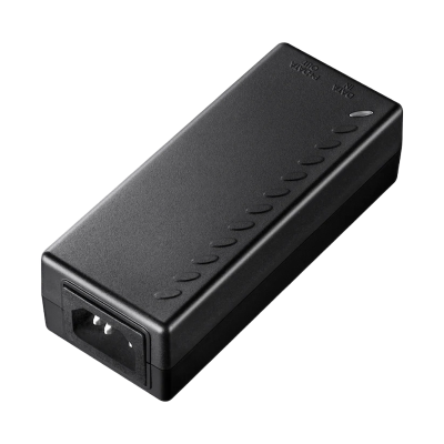 Picture of CUDY POE200 30W Gigabit PoE+ Injector - Complies with IEEE 802.3af/at Standards -  Up to 30W Power Output (44v ~ 50v), Ideal for PoE+ Devices - Supports 100-Meter Transmission Distance - Works with IP Cameras, VoIP Phones, and Wi-Fi APs