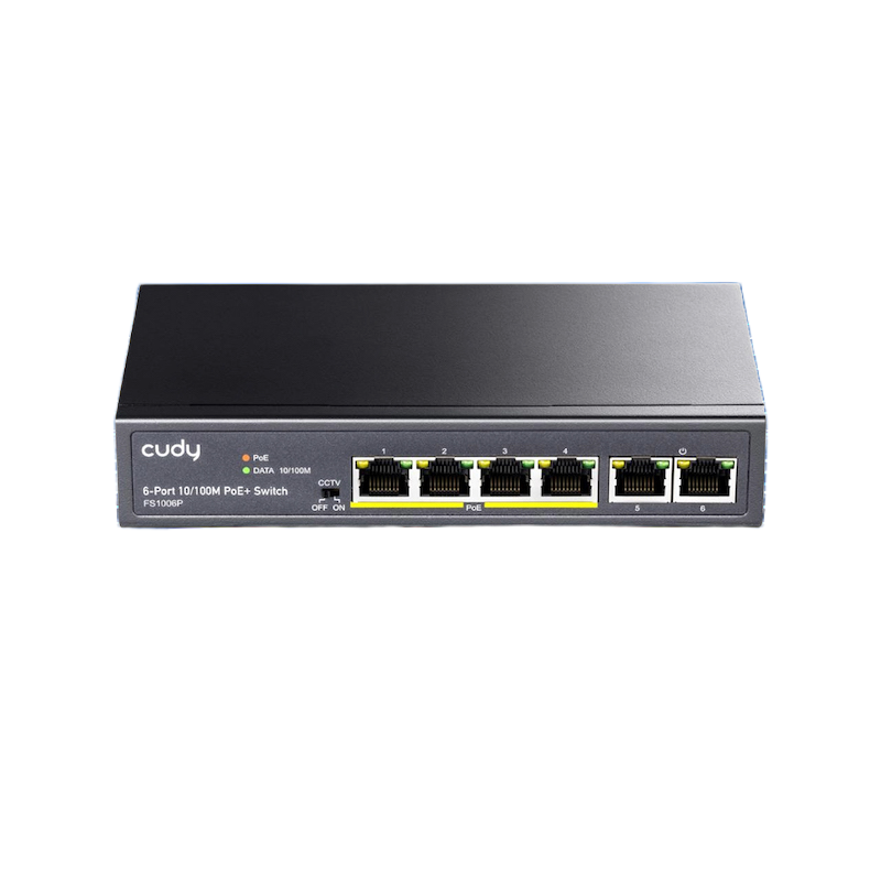 Picture of Cudy FS1006P 4-Port 10/100M PoE+ Switch