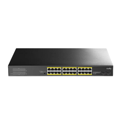 Picture of Cudy GS1028PS2 24-Port 10/100/1000M Gigabit PoE+ Switch with 2 Gigabit SFP Ports