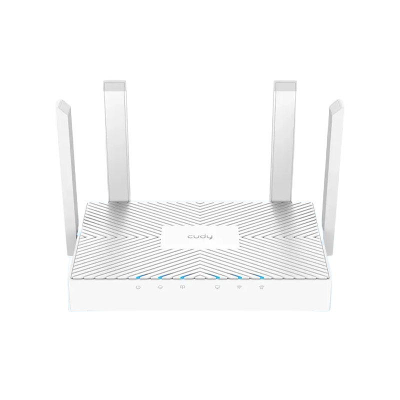 Picture of Cudy WR1300E AC1200 Gigabit Dual-Band Wi-Fi Router - 867Mbps at 5GHz and 300Mbps at 2.4GHz - Beamforming - MU-MIMO - White