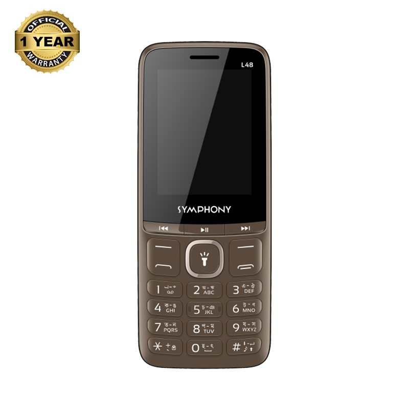 Picture of Symphony L48 Feature Phone with large battery and Camera with Flash, Multicolor (Best Price) 