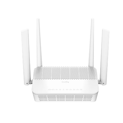 Picture of Cudy WR3000S AX3000 Gigabit Mesh Wi-Fi 6 Router -  4-Stream Dual-Band Wi-Fi 6 - 5× Gigabit Ethernet Ports - 2402 Mbps + 574 Mbps Wi-Fi - 200 Connected Devices, Cudy App, Cloud Control -  2,500 square feet coverage