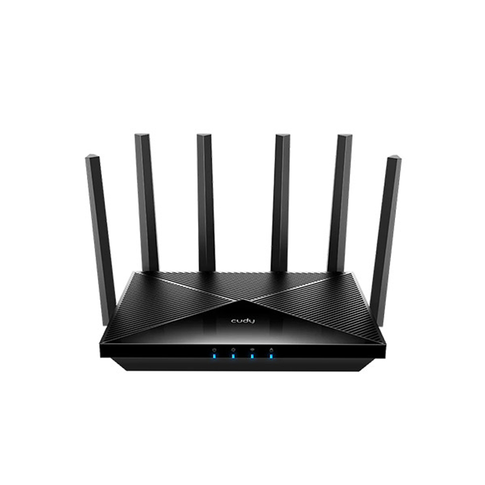 Picture of Cudy WR11000 BE11000 2.5G Mesh Wi-Fi 7 Router - 6-Stream Tri-Band Wi-Fi 7 - 4× 2.5G Ethernet Ports - 5.7 Gbps + 4.3 Gbps + 688 Mbps - Covers 140 m² (1,500 ft²) with eFEM - Cudy App, Cloud Control