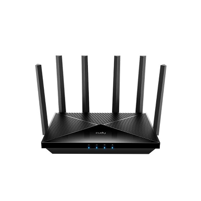 Picture of Cudy WR11000 BE11000 2.5G Mesh Wi-Fi 7 Router - 6-Stream Tri-Band Wi-Fi 7 - 4× 2.5G Ethernet Ports - 5.7 Gbps + 4.3 Gbps + 688 Mbps - Covers 140 m² (1,500 ft²) with eFEM - Cudy App, Cloud Control