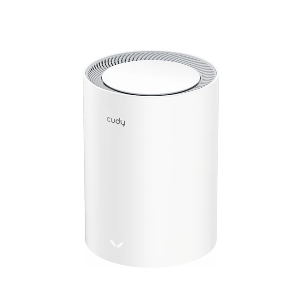 Picture of Cudy M3000 (White) 1-Pack AX3000 2.5G Dual Band Wi-Fi 6 Mesh System Router - 4-Stream Dual-Band Wi-Fi 6 - 2402 Mbps + 574 Mbps Wi-Fi 1 - 200 Connected Devices - Multi-Band Simultaneous Backhaul - Cudy App, Cloud Control Share