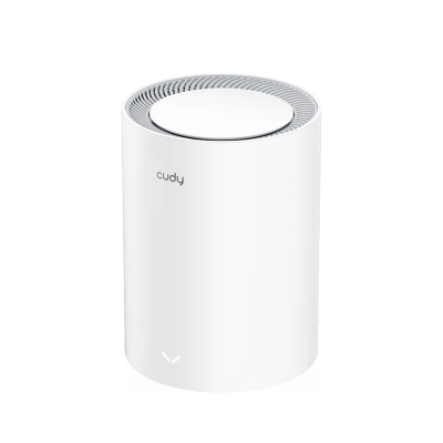 Picture of Cudy M3000 (White) 1-Pack AX3000 2.5G Dual Band Wi-Fi 6 Mesh System Router - 4-Stream Dual-Band Wi-Fi 6 - 2402 Mbps + 574 Mbps Wi-Fi 1 - 200 Connected Devices - Multi-Band Simultaneous Backhaul - Cudy App, Cloud Control Share