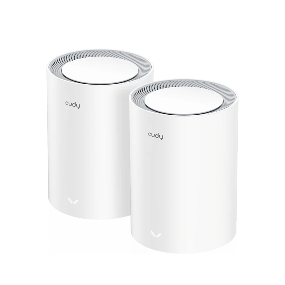 Picture of CUDY M3600 2-Pack BE3600 Dual Band Wi-Fi 7 Mesh System Router - 4-Stream Dual-Band Wi-Fi 7 - Up to 200 Connected Devices - 2882 Mbps + 688 Mbps Wi-Fi - 3× Gigabit Ethernet Ports - Cudy Mesh, VPN Server and Client, Cudy App, Cloud Control