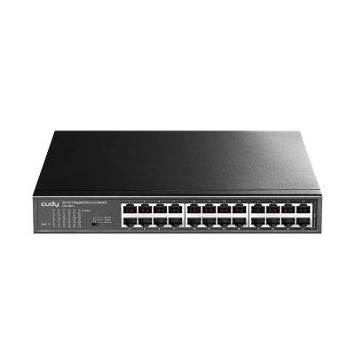 Picture of CUDY GS1024 - 24-Port 10/100/1000Mbps Gigabit Desktop Switch - Complies with IEEE 802.3, IEEE 802.3u, IEEE802.3x and IEEE 802.3ab standards - 24x 10/100/1000Mbps Auto-Negotiation, Auto-MDI/MDIX ports -  Store-and-Forward switching method