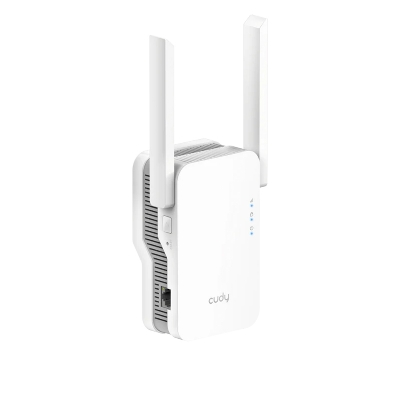 Picture of CUDY RE1800 - Dual Band AX1800 Wi-Fi6 Mesh Range Extender - Dual-Band Wi-Fi 6 Mesh System Range Extender - Connected Up to 40 Devices - 1× Gigabit Ethernet Port - Multi-Band Simultaneous Backhaul, Ethernet Backhaul