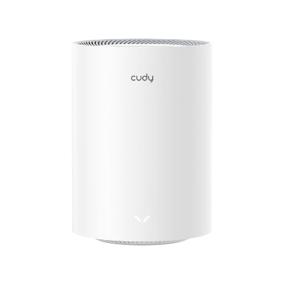 Picture of Cudy M3000 (White) 1-Pack AX3000 2.5G Dual Band Wi-Fi 6 Mesh System Router - 4-Stream Dual-Band Wi-Fi 6 - 2402 Mbps + 574 Mbps Wi-Fi 1 - 200 Connected Devices - Multi-Band Simultaneous Backhaul - Cudy App, Cloud Control Share