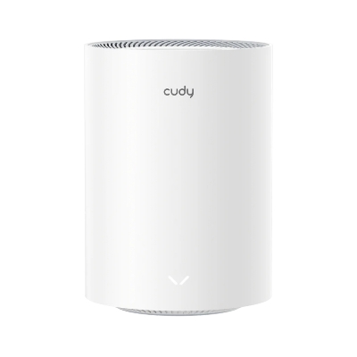 Picture of CUDY M3600 1-Pack BE3600 Dual Band Wi-Fi 7 Mesh System Router -  4-Stream Dual-Band Wi-Fi 7 - Up to 200 Connected Devices - 2882 Mbps + 688 Mbps Wi-Fi - 3× Gigabit Ethernet Ports - Cudy Mesh, VPN Server and Client, Cudy App, Cloud Control