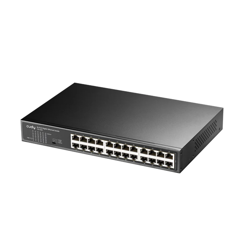 Picture of CUDY GS1024 - 24-Port 10/100/1000Mbps Gigabit Desktop Switch - Complies with IEEE 802.3, IEEE 802.3u, IEEE802.3x and IEEE 802.3ab standards - 24x 10/100/1000Mbps Auto-Negotiation, Auto-MDI/MDIX ports -  Store-and-Forward switching method