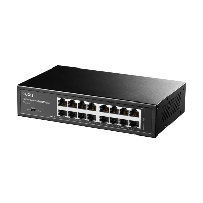 Picture of CUDY GS1016 - 16-Port 10/100/1000Mbps Gigabit Desktop Switch - Complies with IEEE 802.3, IEEE 802.3u, IEEE802.3x and IEEE 802.3ab standards - 16x 10/100/1000Mbps Auto-Negotiation, Auto MDI/MDIX ports provide - Store-and-Forward switching method