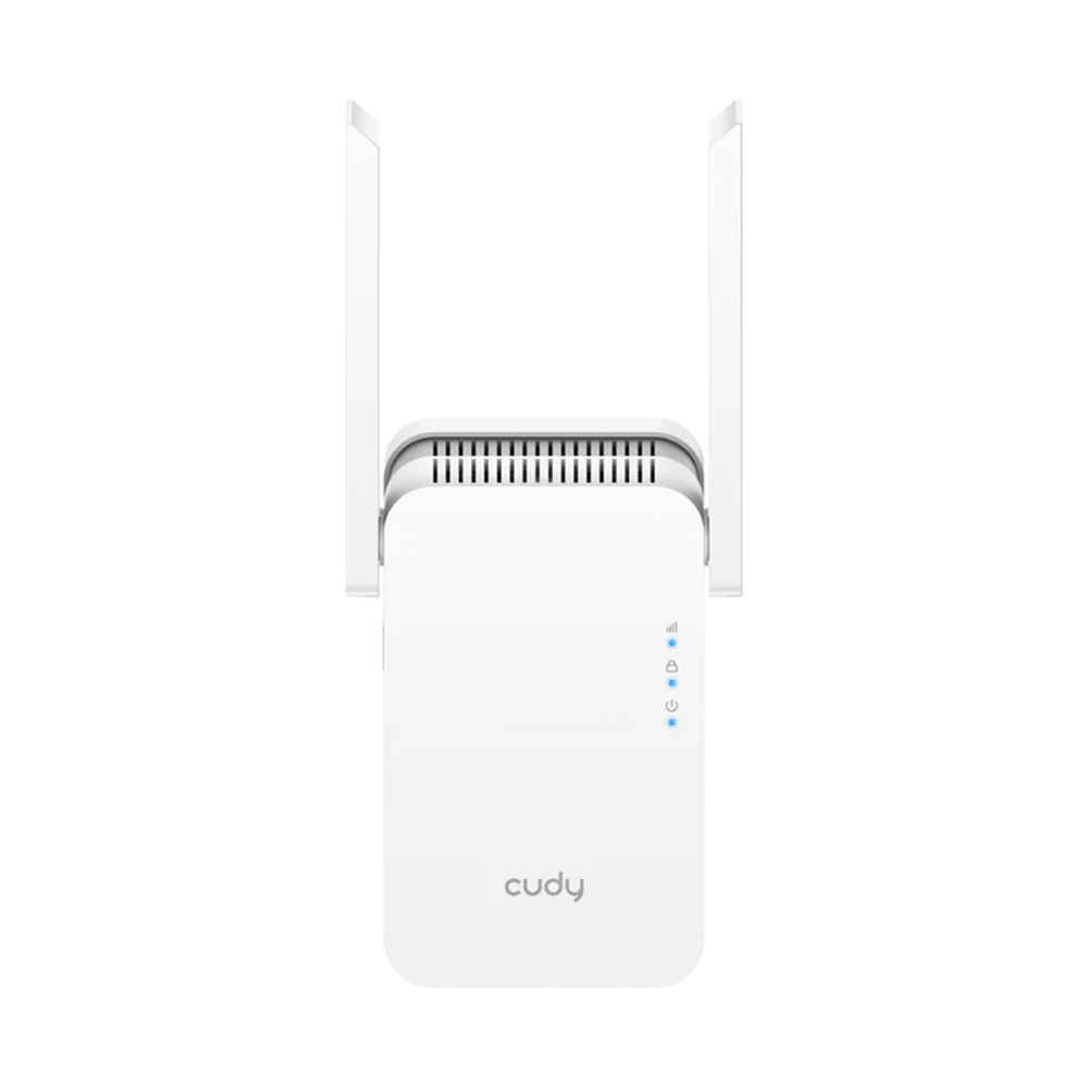 Picture of CUDY RE1800 - Dual Band AX1800 Wi-Fi6 Mesh Range Extender - Dual-Band Wi-Fi 6 Mesh System Range Extender - Connected Up to 40 Devices - 1× Gigabit Ethernet Port - Multi-Band Simultaneous Backhaul, Ethernet Backhaul