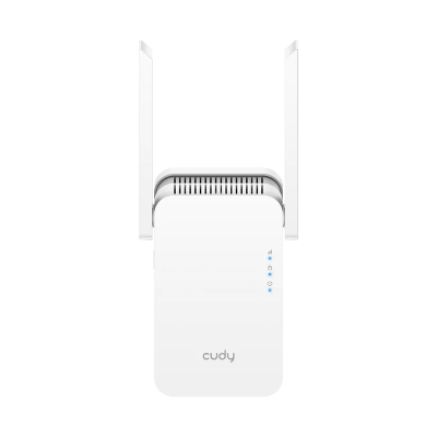 Picture of CUDY RE1800 - Dual Band AX1800 Wi-Fi6 Mesh Range Extender - Dual-Band Wi-Fi 6 Mesh System Range Extender - Connected Up to 40 Devices - 1× Gigabit Ethernet Port - Multi-Band Simultaneous Backhaul, Ethernet Backhaul