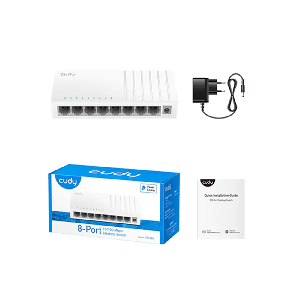 Picture of Cudy FS108D 8-Port 10/100Mbps Desktop Switch