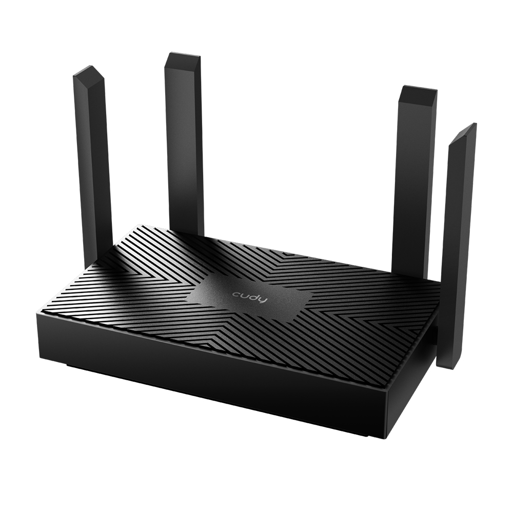 Picture of Cudy WR1500 AX1500 Dual-Band Gigabit Wi-Fi 6 Router - 4× Fixed Omni-Directional Antennas - Dual Band -  1201 Mbps (5 GHz), 300 Mbps (2.4 GHz) - OFDMA, Beamforming and MU-MIMO