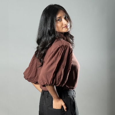 Picture of Mad Koffee Airy Drapes Shirt Top for Women – Rust