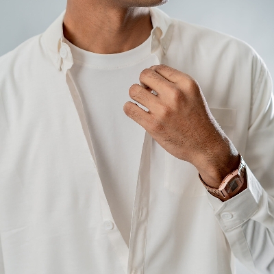 Picture of Mad Koffee Button-Down Oxford Shirt – Storm White