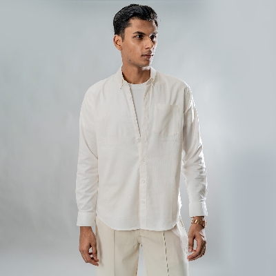 Picture of Mad Koffee Button-Down Oxford Shirt – Storm White