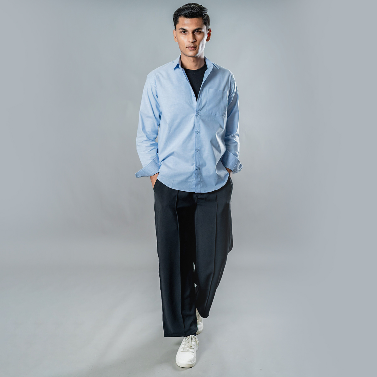 Picture of Mad Koffee Button-Down Oxford Shirt – Ocean Breeze