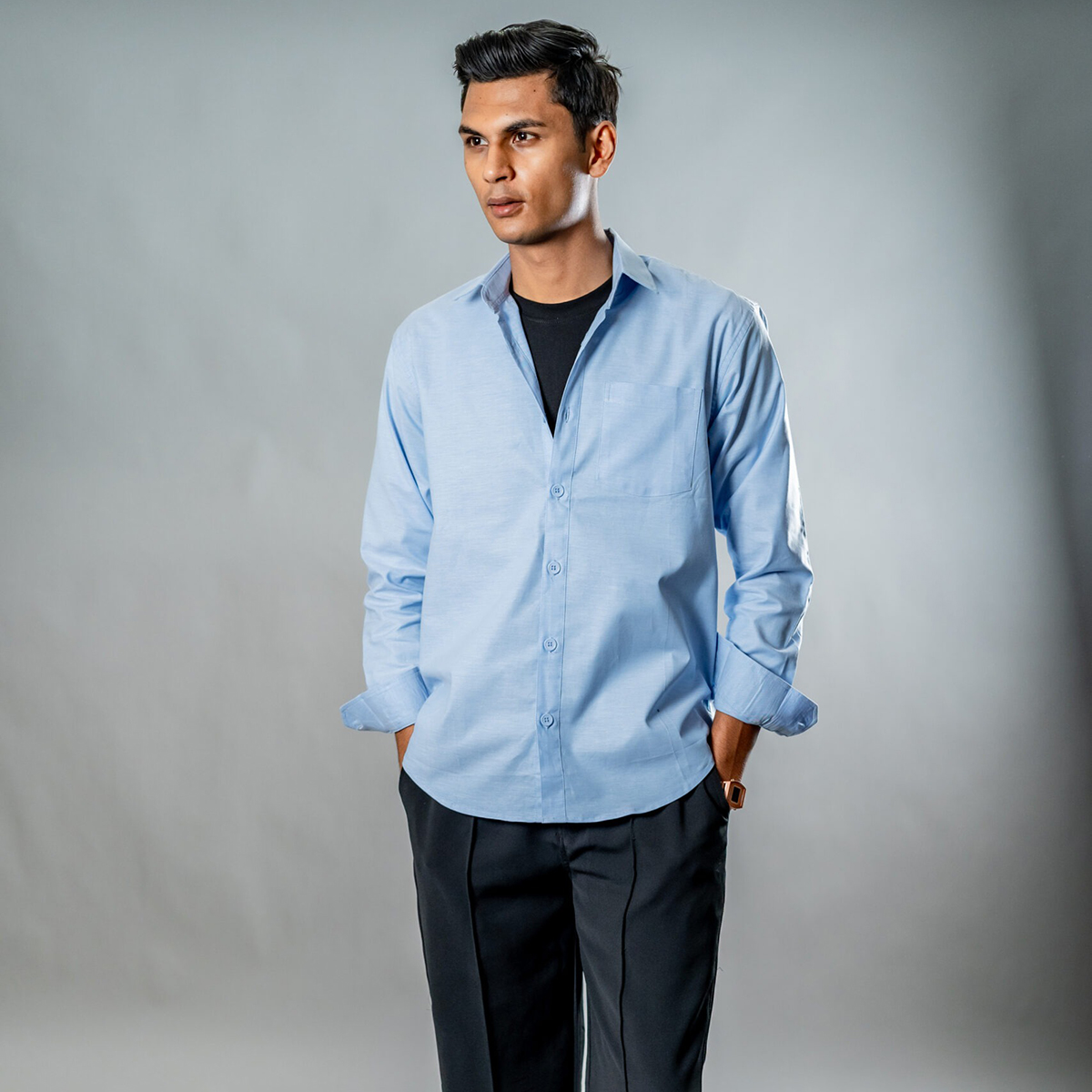 Picture of Mad Koffee Button-Down Oxford Shirt – Ocean Breeze