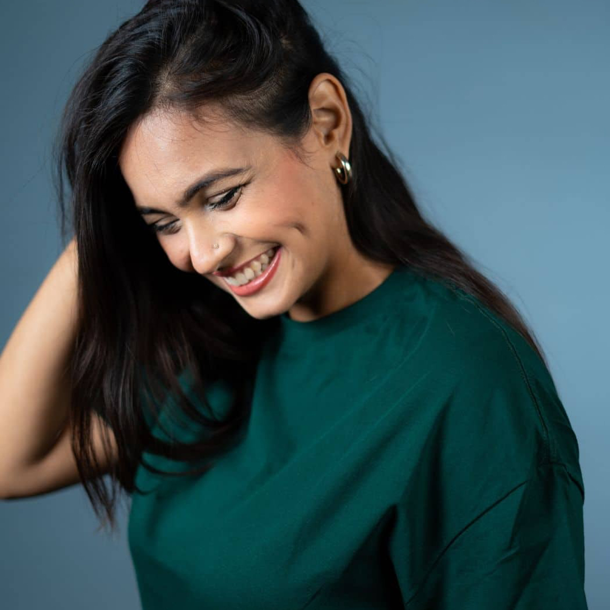 Picture of Mad Koffee Oversized Drop Shoulder T-Shirt Dark Green