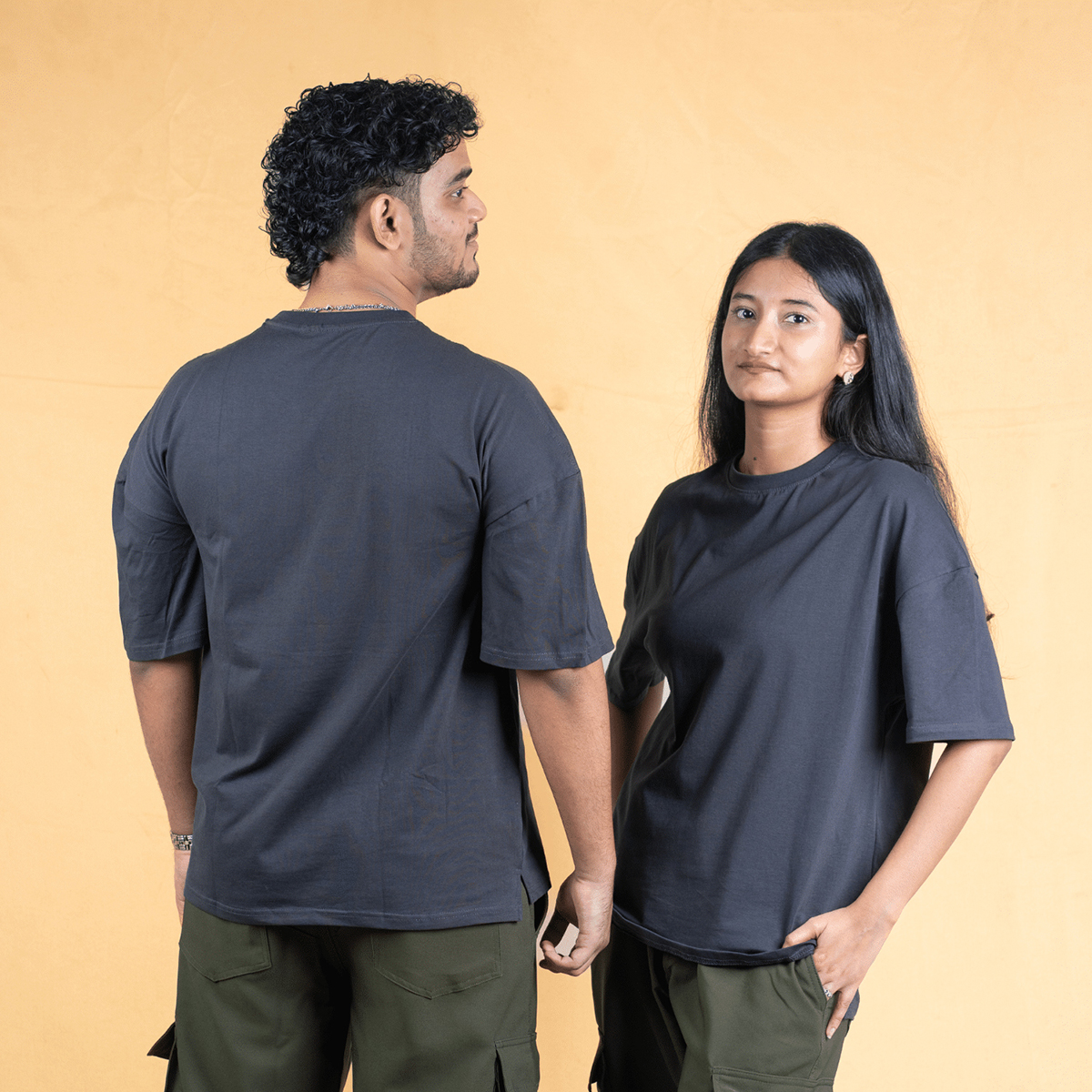 Picture of Mad Koffee Oversized Drop Shoulder T-Shirt – Burnt Ash