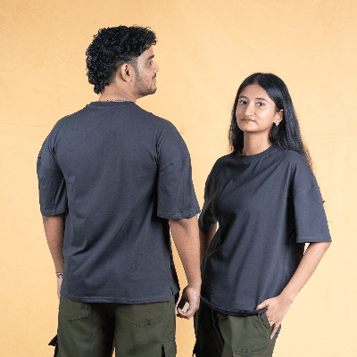 Picture of Mad Koffee Oversized Drop Shoulder T-Shirt – Burnt Ash