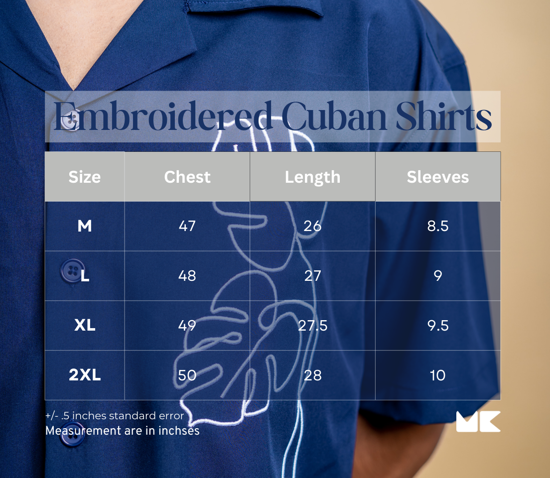 Picture of Mad Koffee Men’s Embroidery Cuban Shirts — Grey