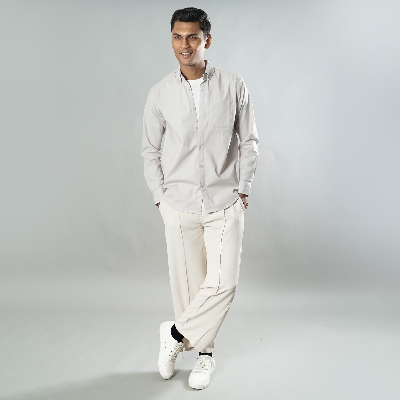 Picture of Mad Koffee Button-Down Oxford Shirt – Vanilla Cream